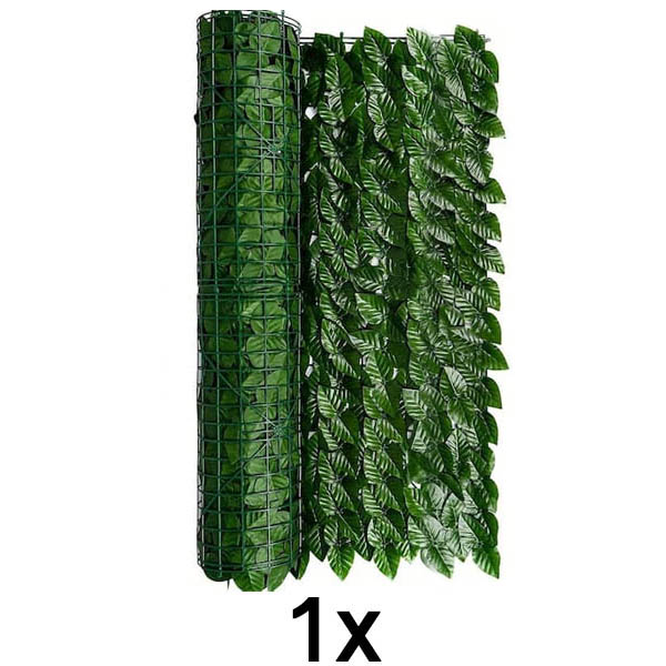 1x Panel na ochranu súkromia s umelými listami | LEAFPANEL